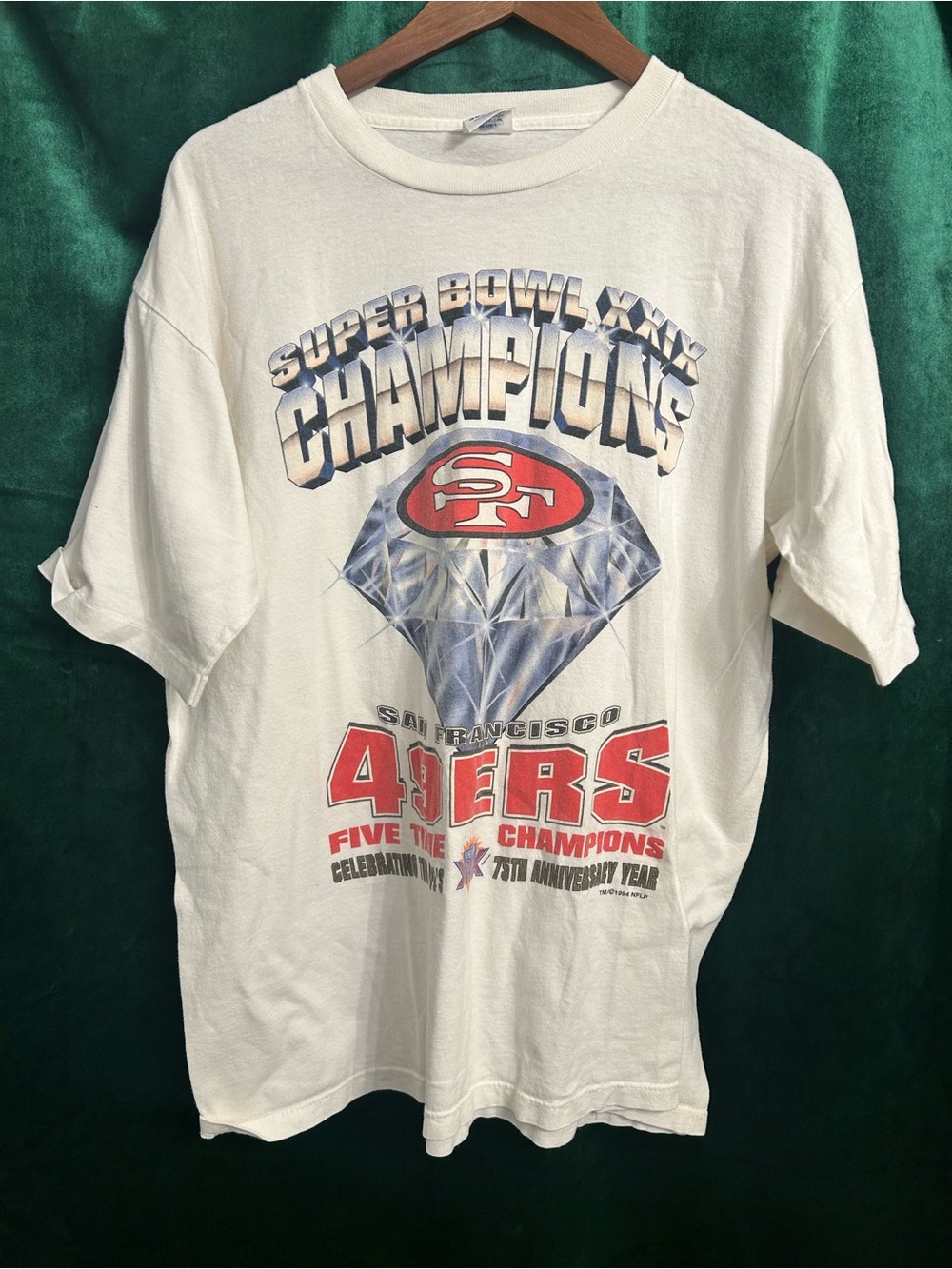 STARTER White San Francisco 49ers Super Bowl Champions Graphic Tee